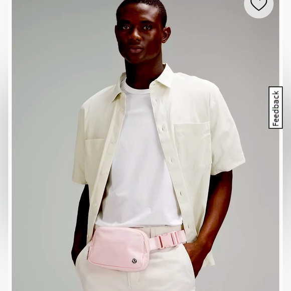 lululemon athletica Handbags - Lululemon belt bag in flush pink